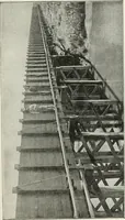 An illustration from Hydraulic engineering; a practical treatise on the principles of water pressure and flow and their application to the development of water power, including the calculation, design and construction of water wheels, turbines, and other details of hydraulic power plants (1909)