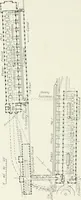 An illustration from Hydraulic engineering; a practical treatise on the principles of water pressure and flow and their application to the development of water power, including the calculation, design and construction of water wheels, turbines, and other details of hydraulic power plants (1909)