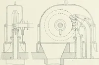 An illustration from Hydraulic engineering; a practical treatise on the principles of water pressure and flow and their application to the development of water power, including the calculation, design and construction of water wheels, turbines, and other details of hydraulic power plants (1909)