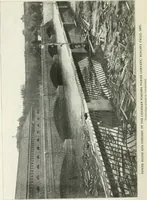 An illustration from Hydraulic engineering; a practical treatise on the principles of water pressure and flow and their application to the development of water power, including the calculation, design and construction of water wheels, turbines, and other details of hydraulic power plants (1909)
