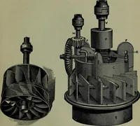 An illustration from Hydraulic motors, with related subjects, including centrifugal pumps, pipes, and open channels, designed as a text-book for engineering schools (1905)