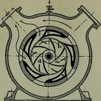 An illustration from Hydraulic motors, with related subjects, including centrifugal pumps, pipes, and open channels, designed as a text-book for engineering schools (1905)