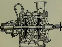 An illustration from Hydraulic motors, with related subjects, including centrifugal pumps, pipes, and open channels, designed as a text-book for engineering schools (1905)