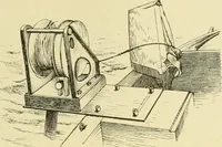 An illustration from Hydrographical surveying : a description of means and methods employed in constructing marine charts (1920)