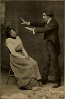 An illustration from Hypnotism, and magnetism, mesmerism, suggestive therapeutics and magnetic healing .. (1910)