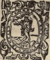 An illustration from Iacke Drums Entertainment, or, The Comedie Of Pasquill and Katherine : as it hath bene sundry times plaide by the Children of Powles (1601)