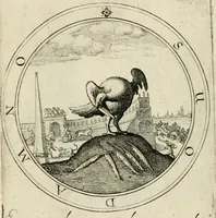 An illustration from Iacobi â Bruck Angermundt cogn. Sil. Emblemata moralia & bellica : nunc recens in lucem edita (1615)