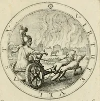 An illustration from Iacobi â Bruck Angermundt cogn. Sil. Emblemata moralia & bellica : nunc recens in lucem edita (1615)