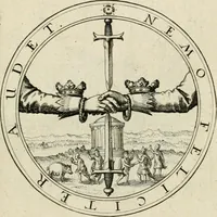 An illustration from Iacobi â Bruck Angermundt cogn. Sil. Emblemata moralia & bellica : nunc recens in lucem edita (1615)