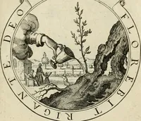 An illustration from Iacobi â Bruck Angermundt cogn. Sil. Emblemata moralia & bellica : nunc recens in lucem edita (1615)