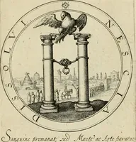 An illustration from Iacobi â Bruck Angermundt cogn. Sil. Emblemata moralia & bellica : nunc recens in lucem edita (1615)