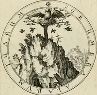 An illustration from Iacobi â Bruck Angermundt cogn. Sil. Emblemata moralia & bellica : nunc recens in lucem edita (1615)
