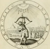 An illustration from Iacobi â Bruck Angermundt cogn. Sil. Emblemata moralia & bellica : nunc recens in lucem edita (1615)