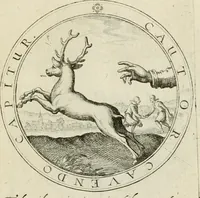 An illustration from Iacobi â Bruck Angermundt cogn. Sil. Emblemata moralia & bellica : nunc recens in lucem edita (1615)