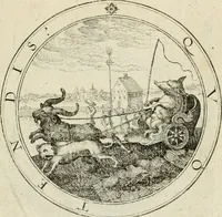 An illustration from Iacobi â Bruck Angermundt cogn. Sil. Emblemata moralia & bellica : nunc recens in lucem edita (1615)