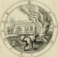 An illustration from Iacobi â Bruck Angermundt cogn. Sil. Emblemata moralia & bellica : nunc recens in lucem edita (1615)