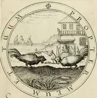 An illustration from Iacobi â Bruck Angermundt cogn. Sil. Emblemata moralia & bellica : nunc recens in lucem edita (1615)