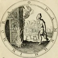 An illustration from Iacobi â Bruck Angermundt cogn. Sil. Emblemata moralia & bellica : nunc recens in lucem edita (1615)
