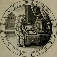 An illustration from Iacobi Bornitii I.C. Emblematum sacrorum et civilium miscellaneorum : sylloge prior [-posterior] (1659)