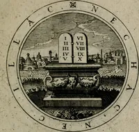 An illustration from Iacobi Bornitii I.C. Emblematum sacrorum et civilium miscellaneorum : sylloge prior [-posterior] (1659)