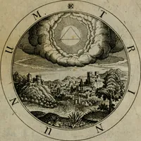 An illustration from Iacobi Bornitii I.C. Emblematum sacrorum et civilium miscellaneorum : sylloge prior [-posterior] (1659)