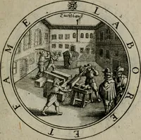 An illustration from Iacobi Bornitii I.C. Emblematum sacrorum et civilium miscellaneorum : sylloge prior [-posterior] (1659)