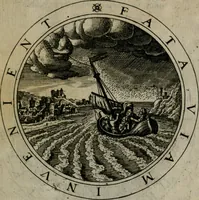 An illustration from Iacobi Bornitii I.C. Emblematum sacrorum et civilium miscellaneorum : sylloge prior [-posterior] (1659)