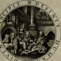 An illustration from Iacobi Bornitii I.C. Emblematum sacrorum et civilium miscellaneorum : sylloge prior [-posterior] (1659)