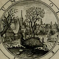 An illustration from Iacobi Bornitii I.C. Emblematum sacrorum et civilium miscellaneorum : sylloge prior [-posterior] (1659)