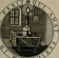 An illustration from Iacobi Bornitii I.C. Emblematum sacrorum et civilium miscellaneorum : sylloge prior [-posterior] (1659)
