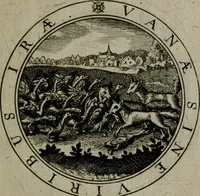 An illustration from Iacobi Bornitii I.C. Emblematum sacrorum et civilium miscellaneorum : sylloge prior [-posterior] (1659)