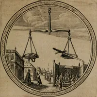 An illustration from Iacobi â Bruck Angermunt cogn. Emblemata Politica : Quibus ea, quæ ad principatum spectant, breviter demonstrantur, singuloru[m] verò explicatio fusius proponitur ; Opus novum (1618)