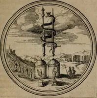 An illustration from Iacobi â Bruck Angermunt cogn. Emblemata Politica : Quibus ea, quæ ad principatum spectant, breviter demonstrantur, singuloru[m] verò explicatio fusius proponitur ; Opus novum (1618)