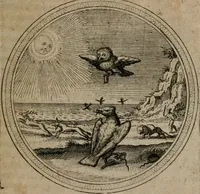 An illustration from Iacobi â Bruck Angermunt cogn. Emblemata Politica : Quibus ea, quæ ad principatum spectant, breviter demonstrantur, singuloru[m] verò explicatio fusius proponitur ; Opus novum (1618)