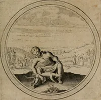 An illustration from Iacobi â Bruck Angermunt cogn. Emblemata Politica : Quibus ea, quæ ad principatum spectant, breviter demonstrantur, singuloru[m] verò explicatio fusius proponitur ; Opus novum (1618)