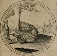 Picture 50 of 56 from Iacobi â Bruck Angermunt cogn. Emblemata Politica : Quibus ea, quæ ad principatum spectant, breviter demonstrantur, singuloru[m] verò explicatio fusius proponitur ; Opus novum (1618), leaf 202