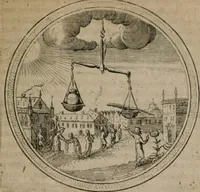 An illustration from Iacobi â Bruck Angermunt cogn. Emblemata Politica : Quibus ea, quæ ad principatum spectant, breviter demonstrantur, singuloru[m] verò explicatio fusius proponitur ; Opus novum (1618)