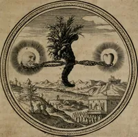 Picture 9 of 56 from Iacobi â Bruck Angermunt cogn. Emblemata Politica : Quibus ea, quæ ad principatum spectant, breviter demonstrantur, singuloru[m] verò explicatio fusius proponitur ; Opus novum (1618), leaf 38