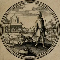 An illustration from Iacobi â Bruck Angermunt cogn. Emblemata Politica : Quibus ea, quæ ad principatum spectant, breviter demonstrantur, singuloru[m] verò explicatio fusius proponitur ; Opus novum (1618)