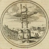 An illustration from Iacobi â Bruck Angermunt cogn. Emblemata politica : quibus ea, quae ad principatum spectant breviter demonstrantur singuloru[m] verò explicatio fusius proponitur : opus novum (1618)