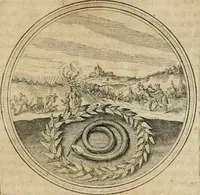An illustration from Iacobi â Bruck Angermunt cogn. Emblemata politica : quibus ea, quae ad principatum spectant breviter demonstrantur singuloru[m] verò explicatio fusius proponitur : opus novum (1618)