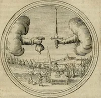 An illustration from Iacobi â Bruck Angermunt cogn. Emblemata politica : quibus ea, quae ad principatum spectant breviter demonstrantur singuloru[m] verò explicatio fusius proponitur : opus novum (1618)