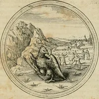 An illustration from Iacobi â Bruck Angermunt cogn. Emblemata politica : quibus ea, quae ad principatum spectant breviter demonstrantur singuloru[m] verò explicatio fusius proponitur : opus novum (1618)