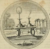An illustration from Iacobi â Bruck Angermunt cogn. Emblemata politica : quibus ea, quae ad principatum spectant breviter demonstrantur singuloru[m] verò explicatio fusius proponitur : opus novum (1618)