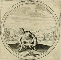 Picture 48 of 55 from Iacobi â Bruck Angermunt cogn. Emblemata politica : quibus ea, quae ad principatum spectant breviter demonstrantur singuloru[m] verò explicatio fusius proponitur : opus novum (1618), leaf 196