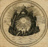 An illustration from Iacobi â Bruck Angermunt cogn. Emblemata politica : quibus ea, quae ad principatum spectant breviter demonstrantur singuloru[m] verò explicatio fusius proponitur : opus novum (1618)