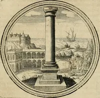 An illustration from Iacobi â Bruck Angermunt cogn. Emblemata politica : quibus ea, quae ad principatum spectant breviter demonstrantur singuloru[m] verò explicatio fusius proponitur : opus novum (1618)