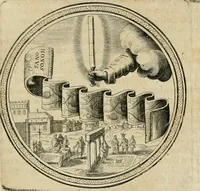 Picture 7 of 55 from Iacobi â Bruck Angermunt cogn. Emblemata politica : quibus ea, quae ad principatum spectant breviter demonstrantur singuloru[m] verò explicatio fusius proponitur : opus novum (1618), leaf 32