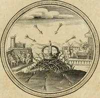 An illustration from Iacobi â Bruck Angermunt cogn. Emblemata politica : quibus ea, quae ad principatum spectant breviter demonstrantur singuloru[m] verò explicatio fusius proponitur : opus novum (1618)