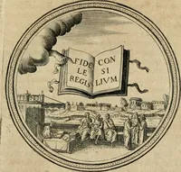 Picture 15 of 55 from Iacobi â Bruck Angermunt cogn. Emblemata politica : quibus ea, quae ad principatum spectant breviter demonstrantur singuloru[m] verò explicatio fusius proponitur : opus novum (1618), leaf 64